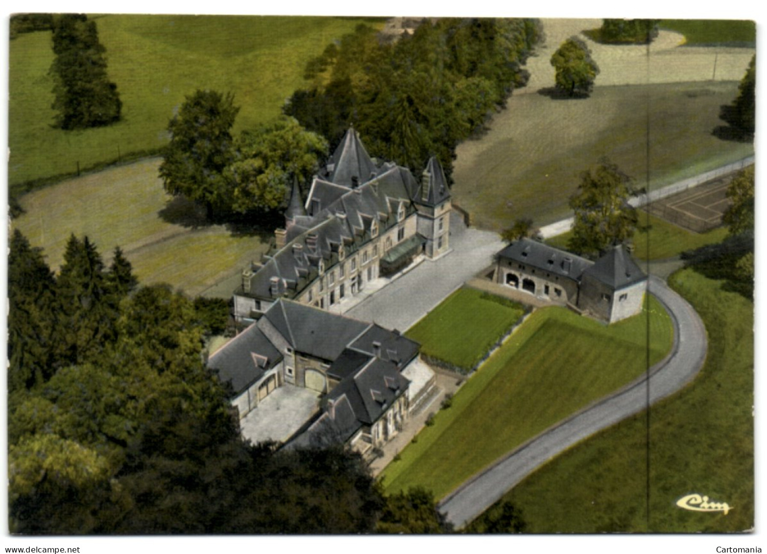 Conjoux - Vue Aérienne - Le Château - Ciney