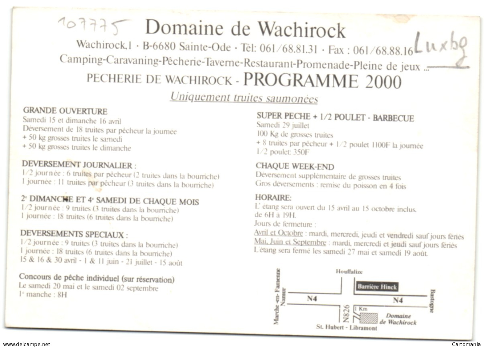 Sainte-Ode - Domaine De Wachirock - Sainte-Ode