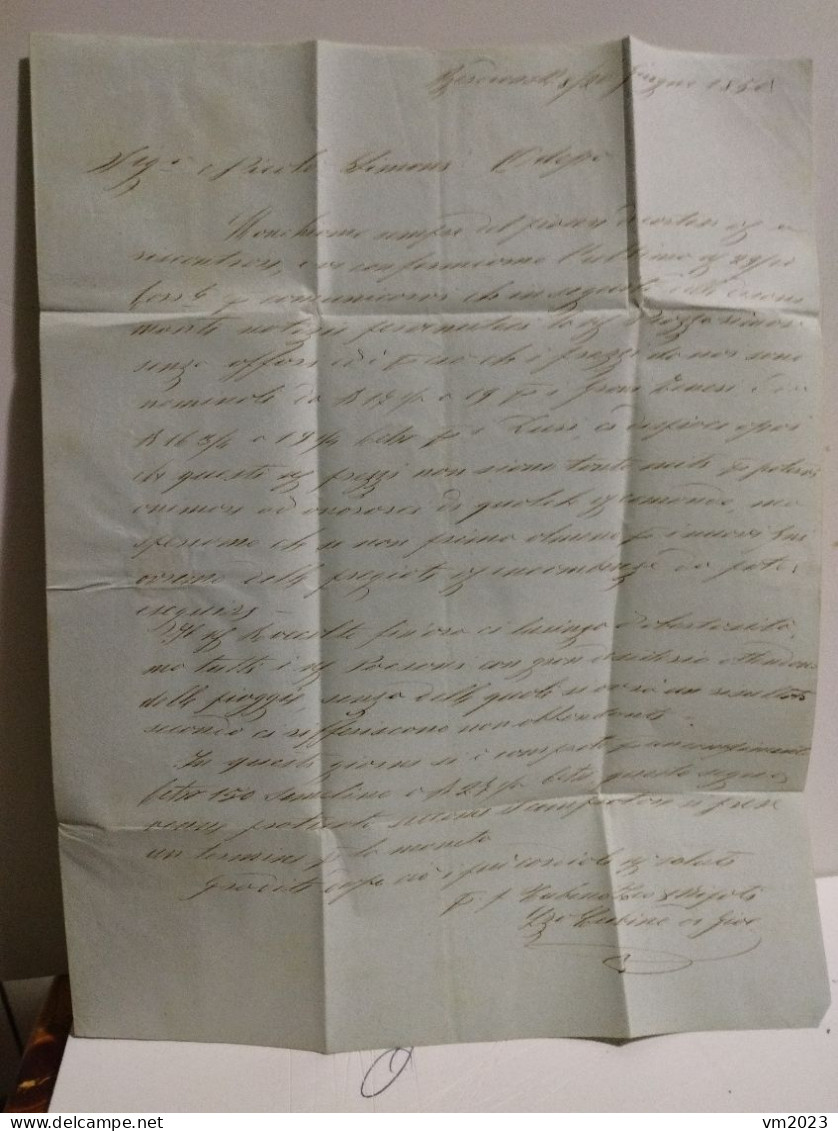 Letter Russia Berdyansk Odessa 1850 - ...-1857 Préphilatélie