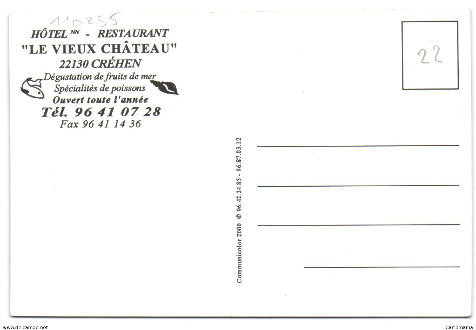 Créhen - Hôtel-Restaurant Le Vieux Château - Créhen