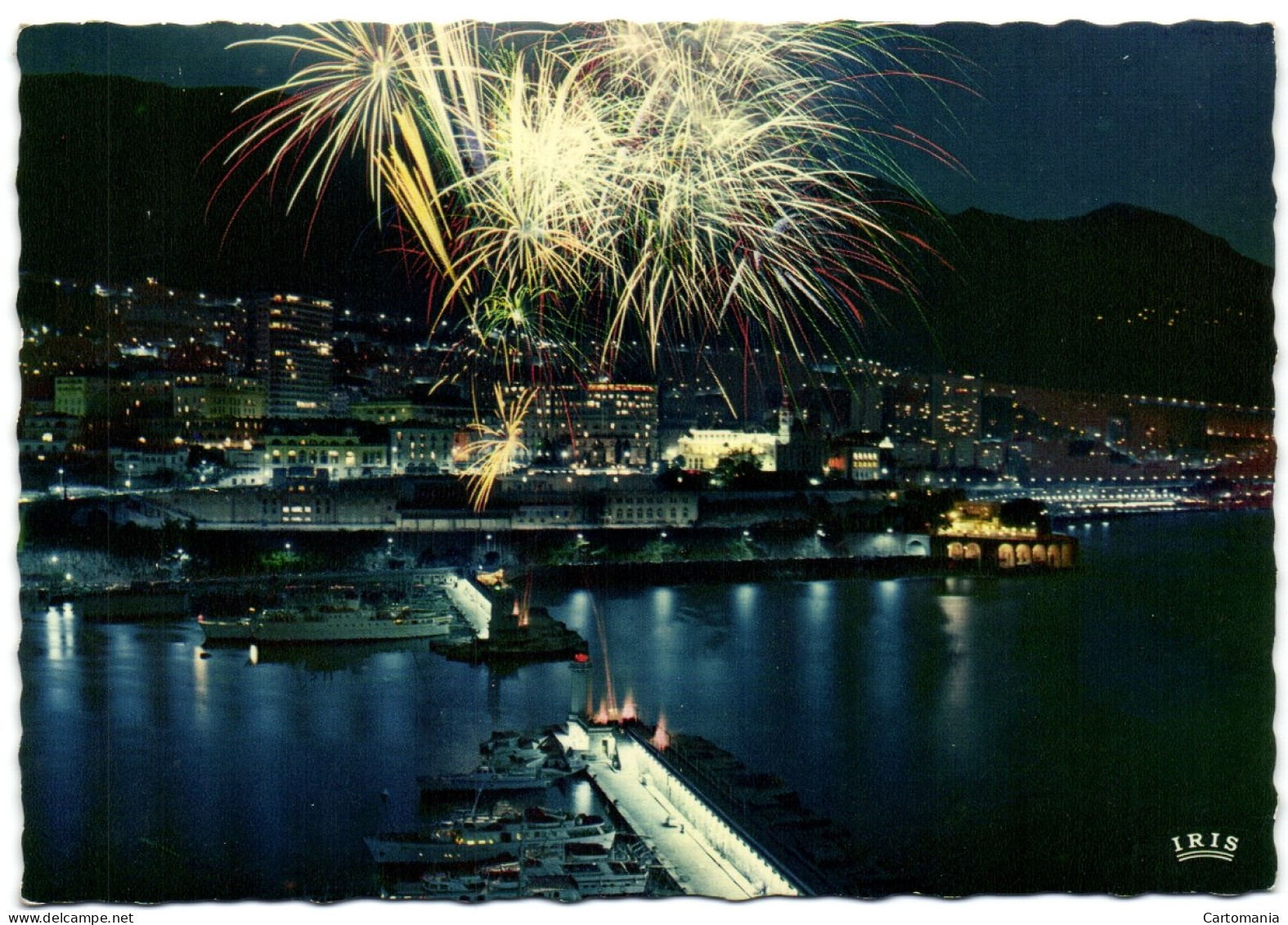 Principauté De Monaco - Feux D'Artifice Sur Le Port Et Monte-Carlo - Harbor