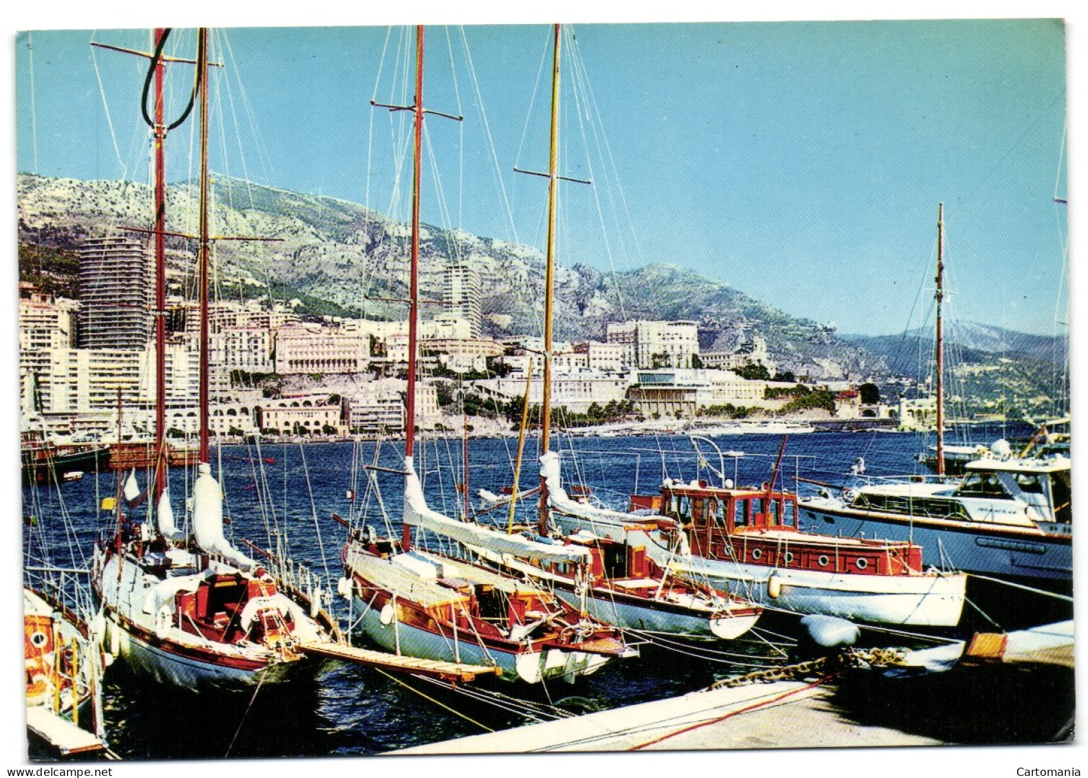 Principauté De Monaco - Le Port - Monte-Carlo Et Le Mont Angel - Porto