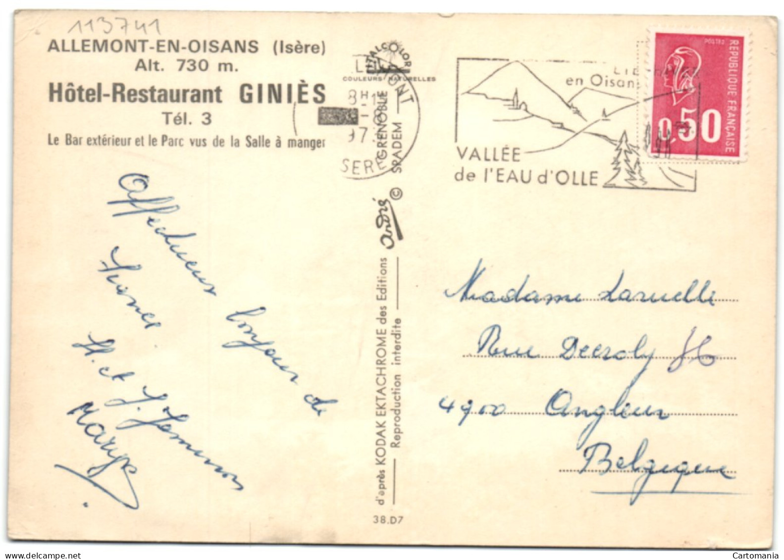 Allemont-en-Oisans - Hôtel-Restaurant Giniès - Allemont