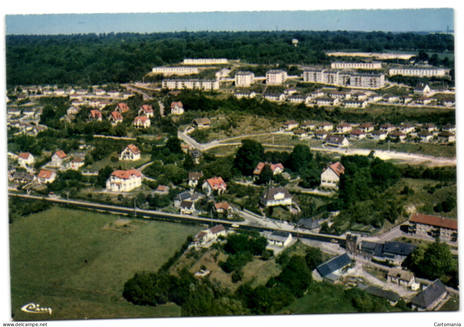 Le Trait - Vue Aérienne - Les Nouvelles Cités - Le Trait