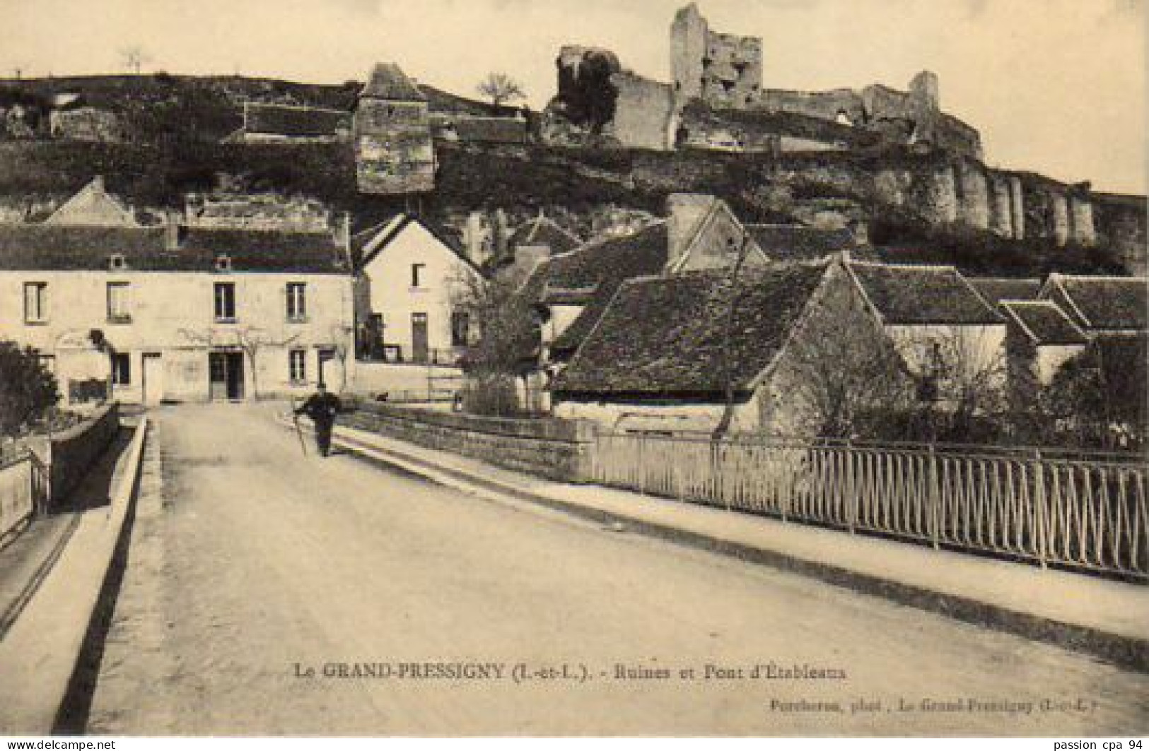 S41-019 Le Grand Pressigny - Ruines Et Pont D'Etableaux - Le Grand-Pressigny