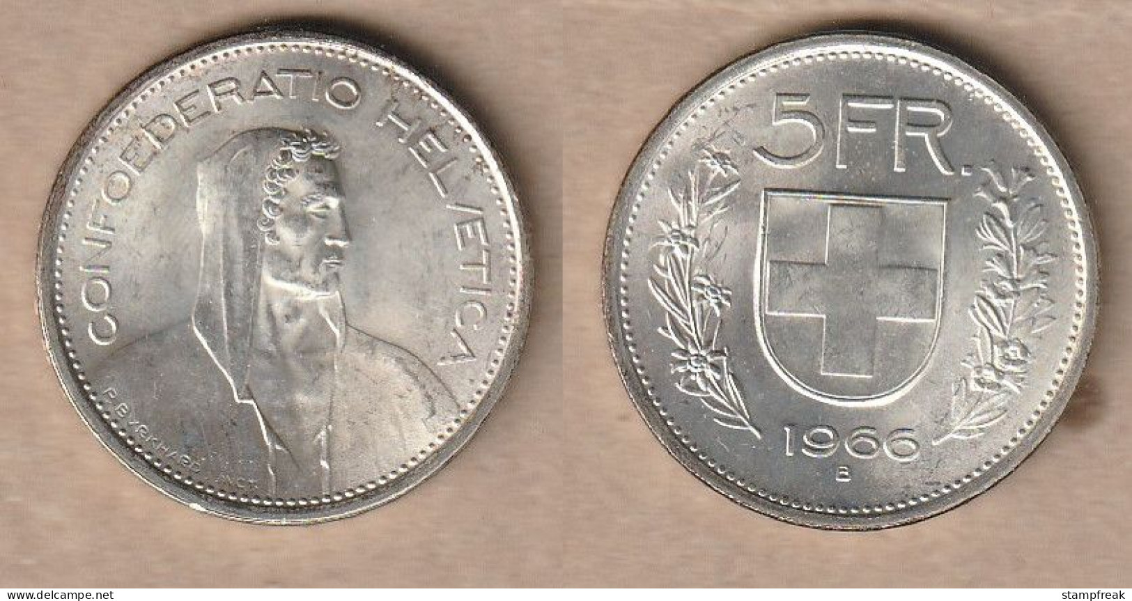 01710) 5 Franken 1966 - Autres & Non Classés