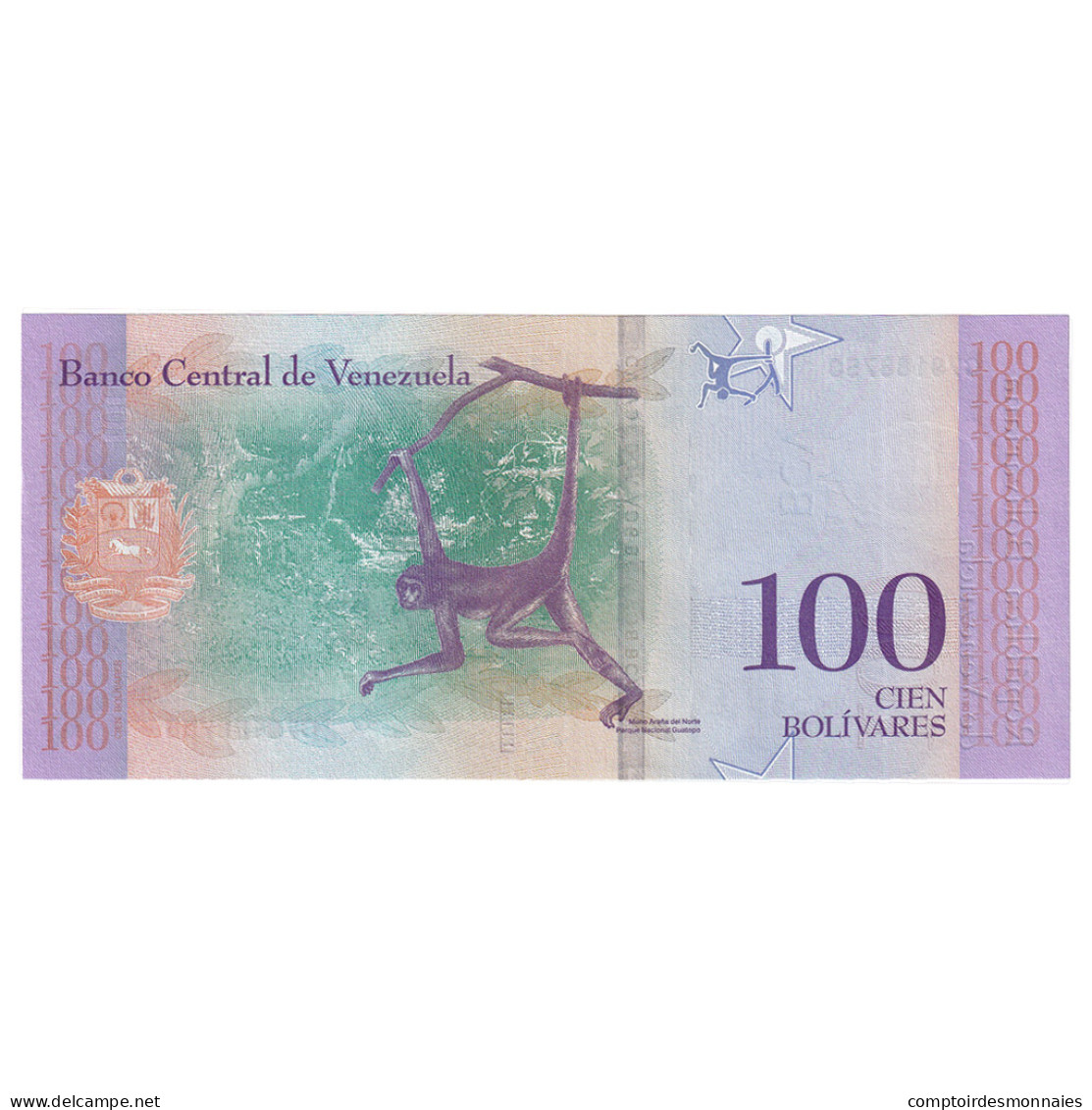 Billet, Venezuela, 100 Bolivares, 2018, 2018-05-18, NEUF - Venezuela