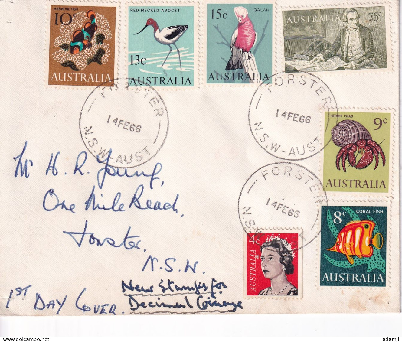 AUSTRALA 1966 QE II. COVER TO ENGLAND. - Covers & Documents