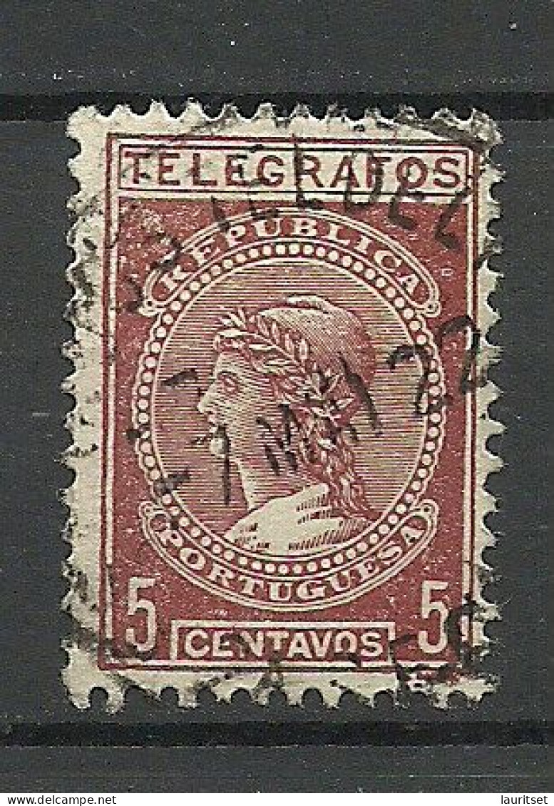 PORTUGAL O 1922 Telegrafos Telegraph 5 Cts. O - Usado