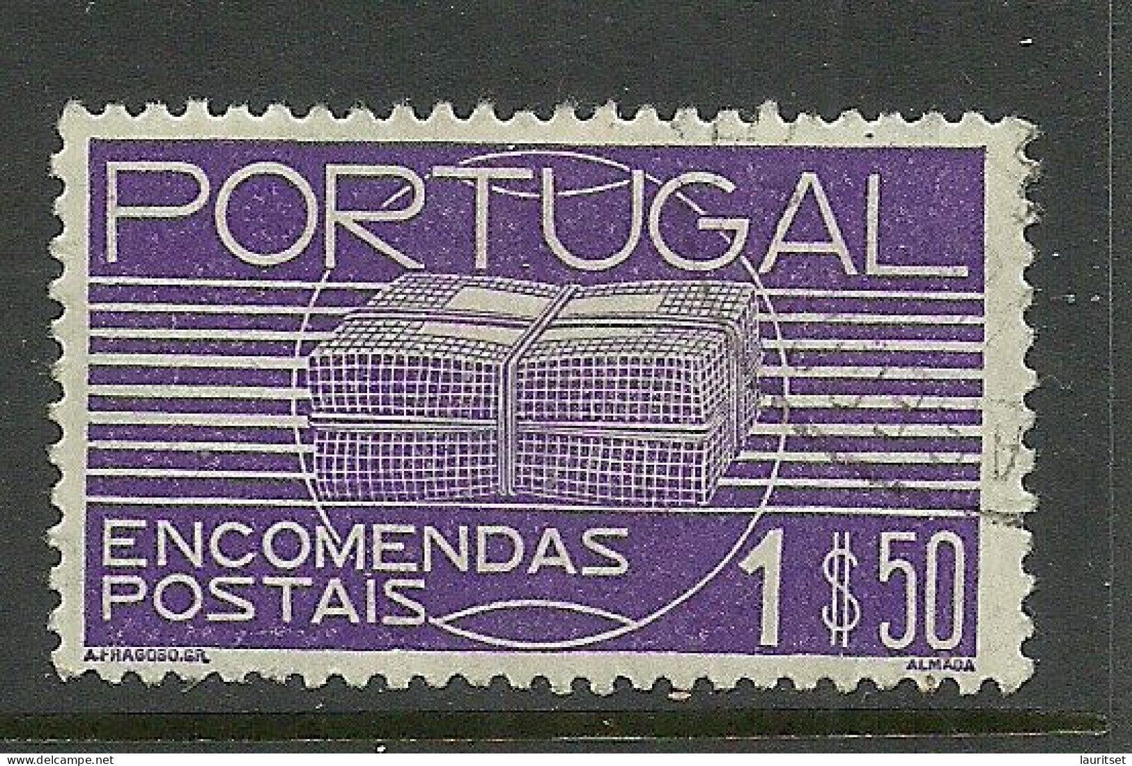 PORTUGAL 1936 Michel 20 Paketmarke Packet Stamp - Gebruikt