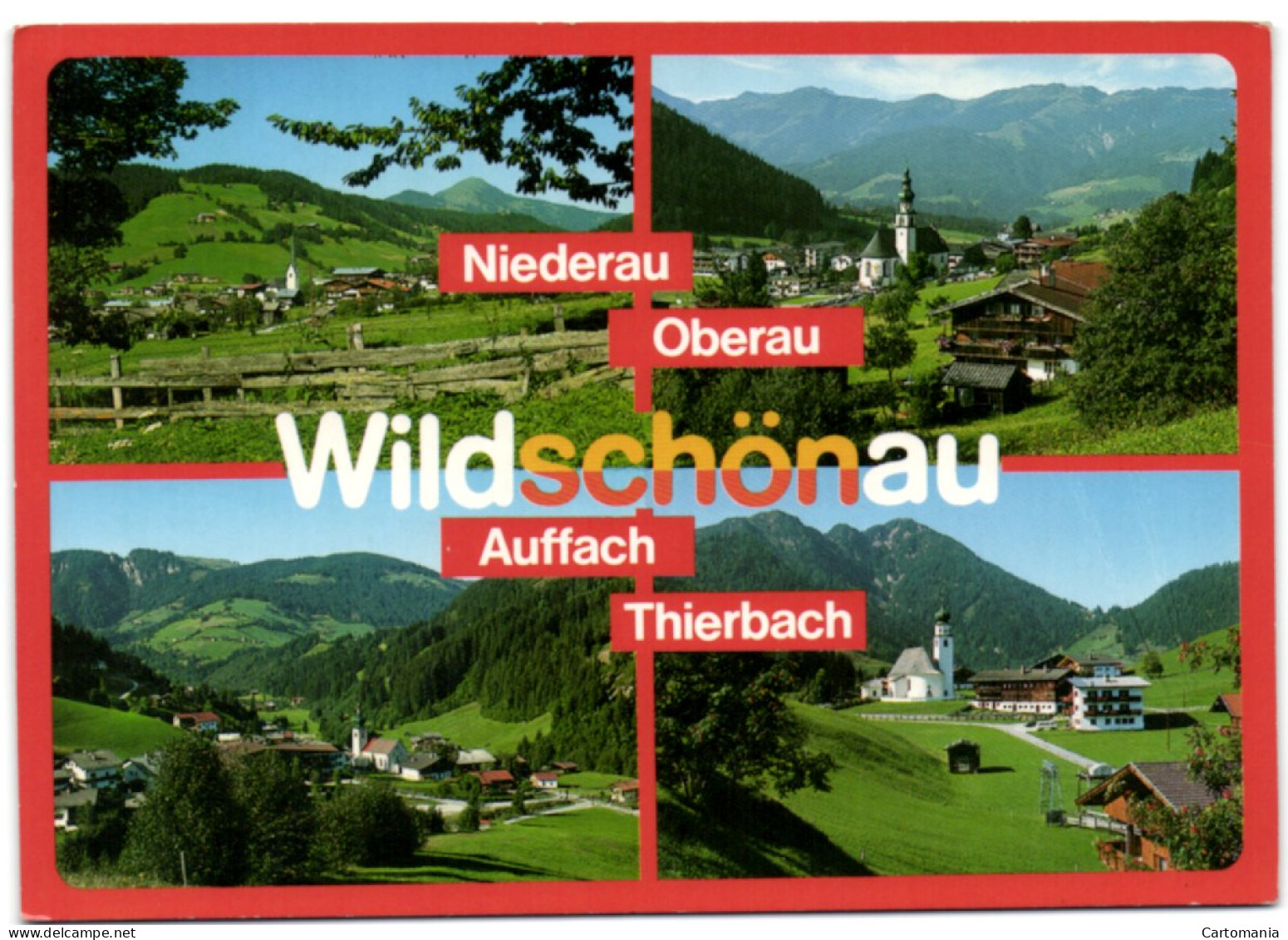 Niederau Oberau - Wildschönau - Auffach Thierbach - Wildschönau