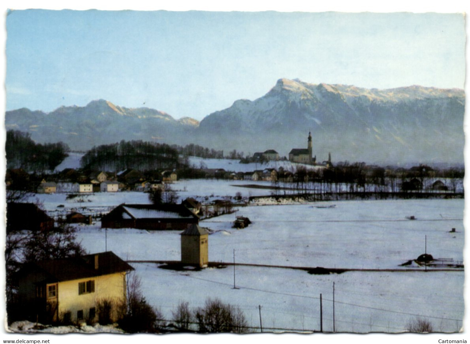 Bergheim Bei Salrzburg Mit Blick Auf Untersberg - Bergheim