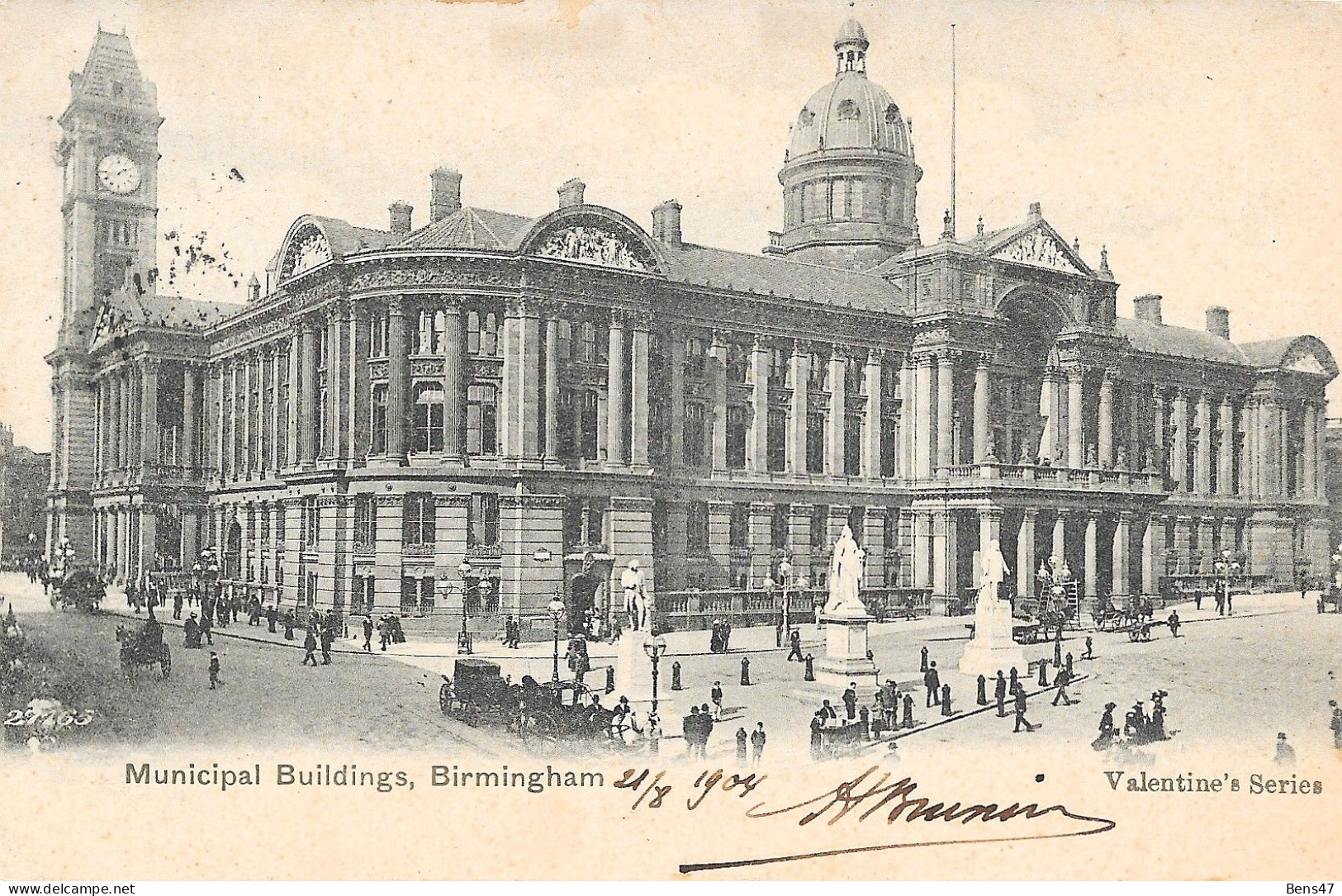 Birmingham Municipal Buildings  -21-8-1904 - Birmingham