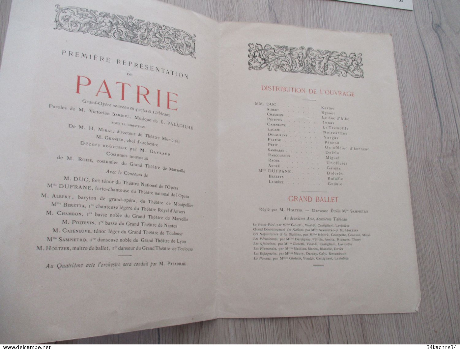 Programme Montpellier 2ème Régiment Du Génie Musique 23/05/1890 - Programma's