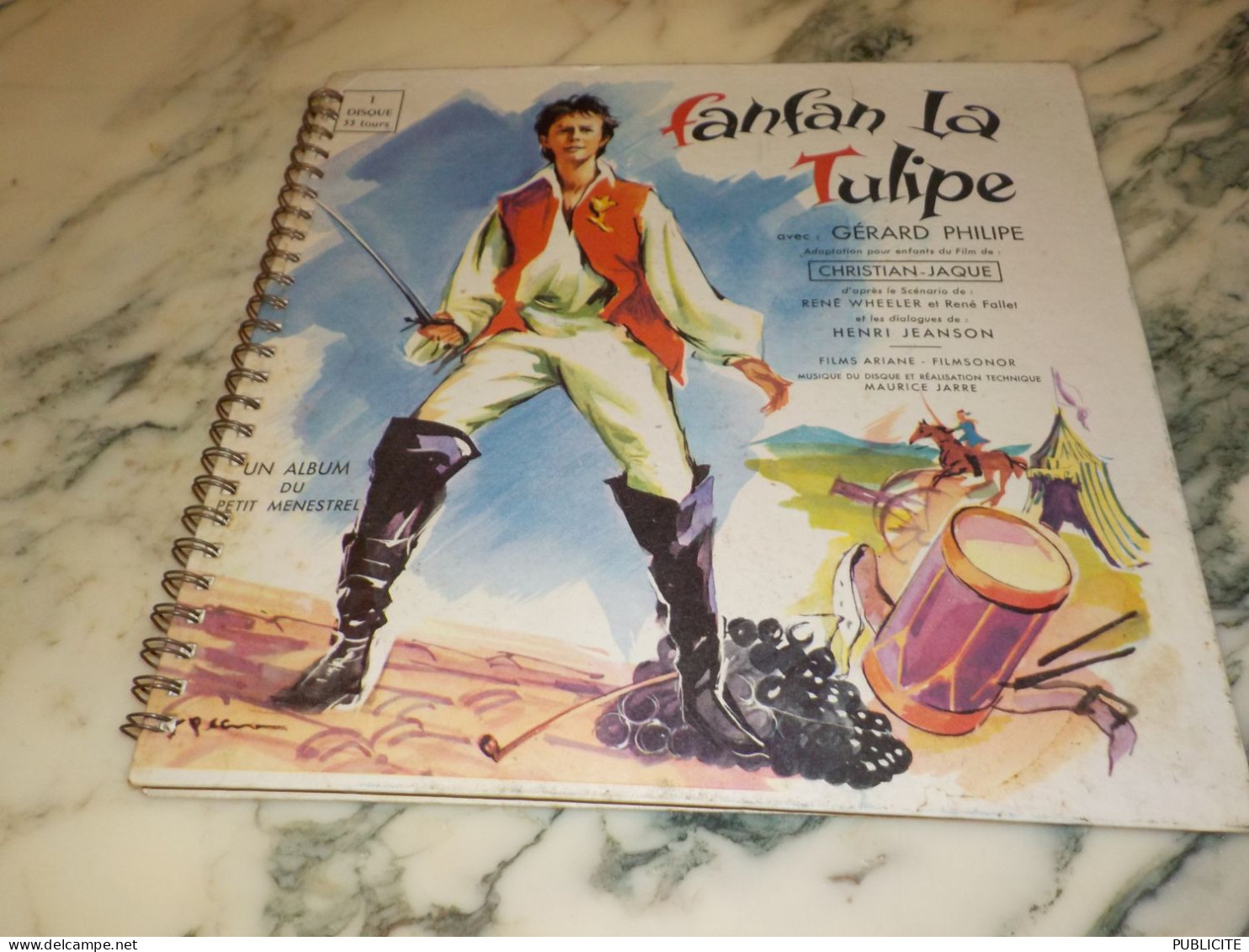 Vinyle 33 Tours Fanfan La Tulipe Gerard Philipe 1954 - Bambini
