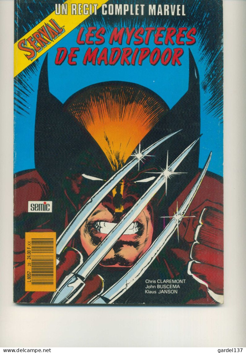 BD Un Récit Complet Marvel N° 28 SERVAL Les Mystères De Madripoor - Marvel France