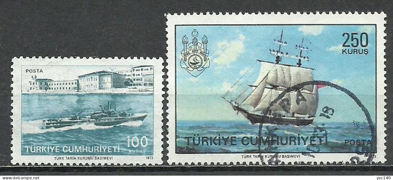 Turkey; 1973 200th Anniv. Of Turkish Naval Forces - Gebraucht