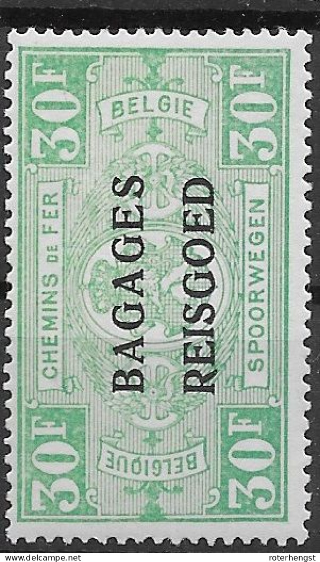 Belgique BA Bagages Mint Very Low Hinge Trace * 1935 Very Fine - Luggage [BA]