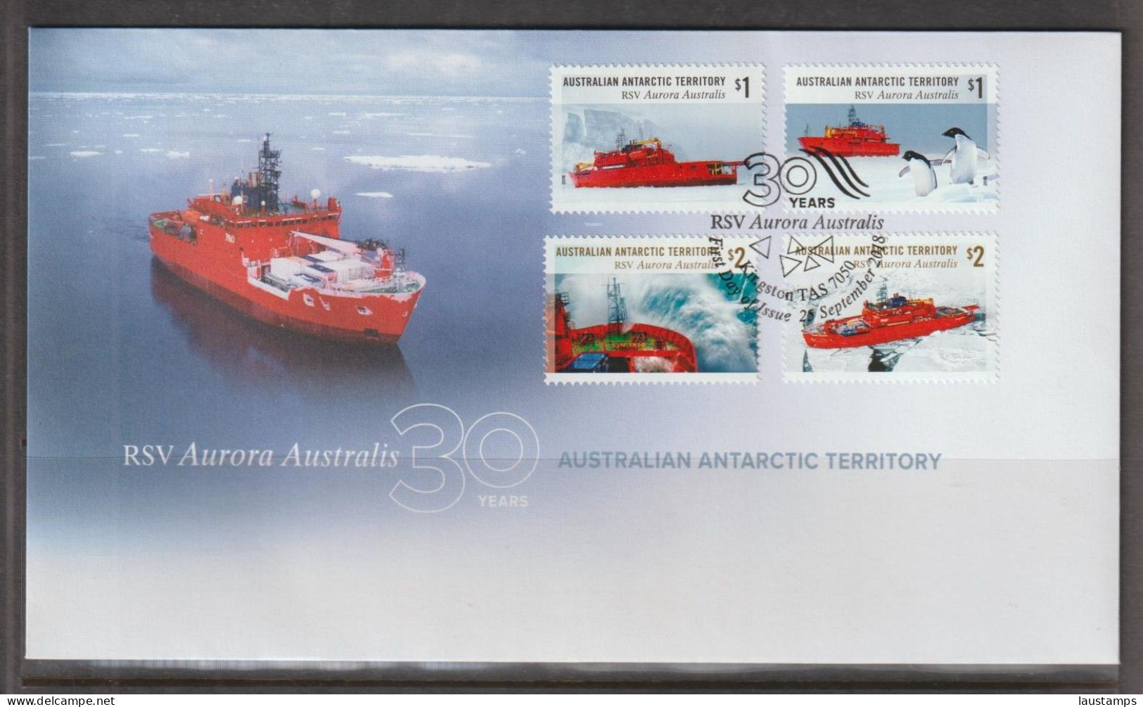 AAT 2018 RSV Aurora Australis 30 Years FDC - FDC