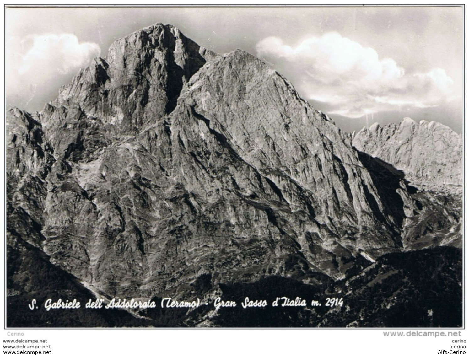 S. GABRIELE  DELL' ADDOLORATA (TE):  GRAN  SASSO  D' ITALIA  -  FOTO  -  FG - Bergsteigen