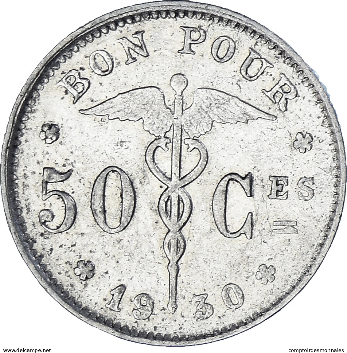 Belgique, 50 Centimes, 1930 - 50 Cent