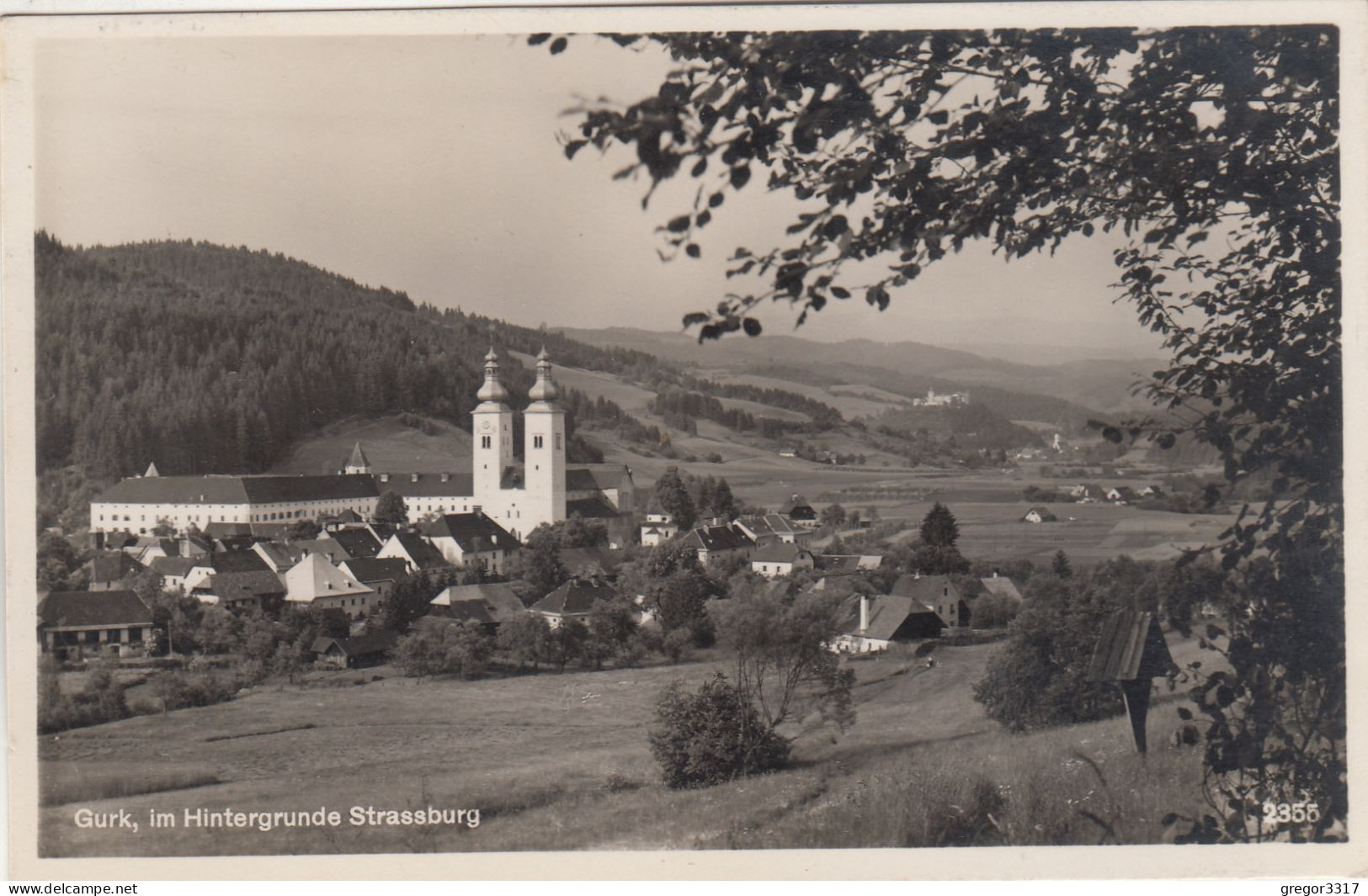 D6181) GURK - Im Hintergrunde STASSBURG - Alte FOTO AK 1935 - Gurk