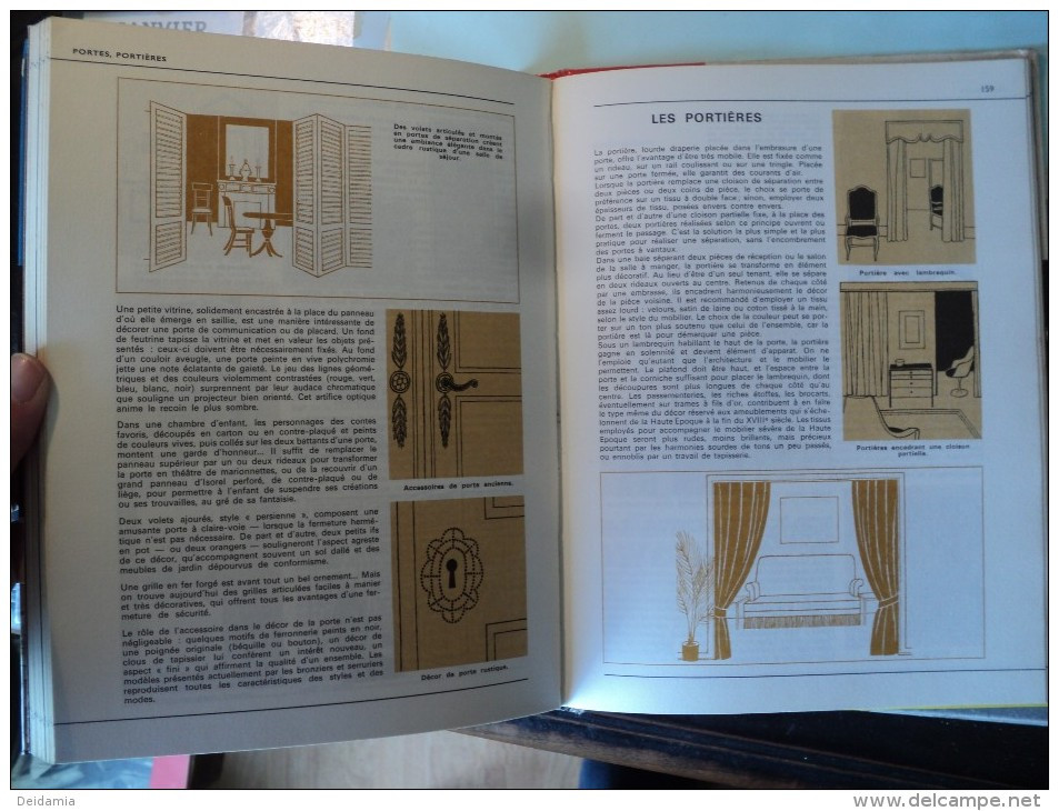 INSTALLER ET DECORER SA MAISON, Librairie Larousse 1965 - Home Decoration