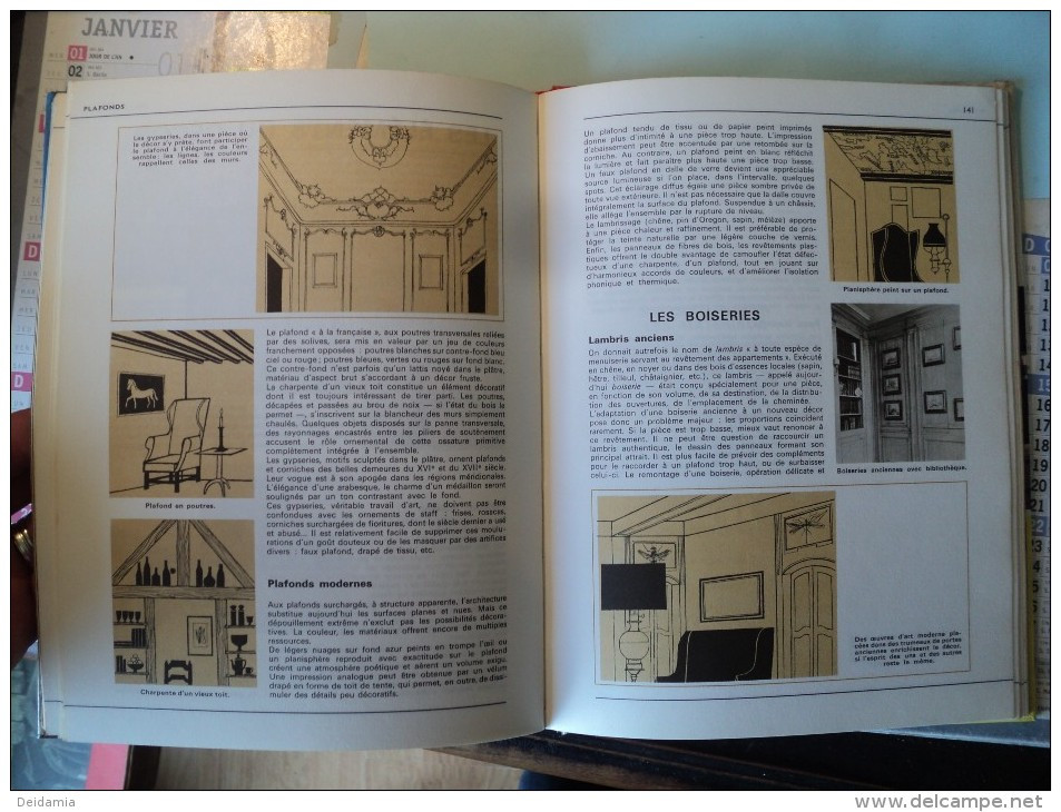 INSTALLER ET DECORER SA MAISON, Librairie Larousse 1965 - Home Decoration