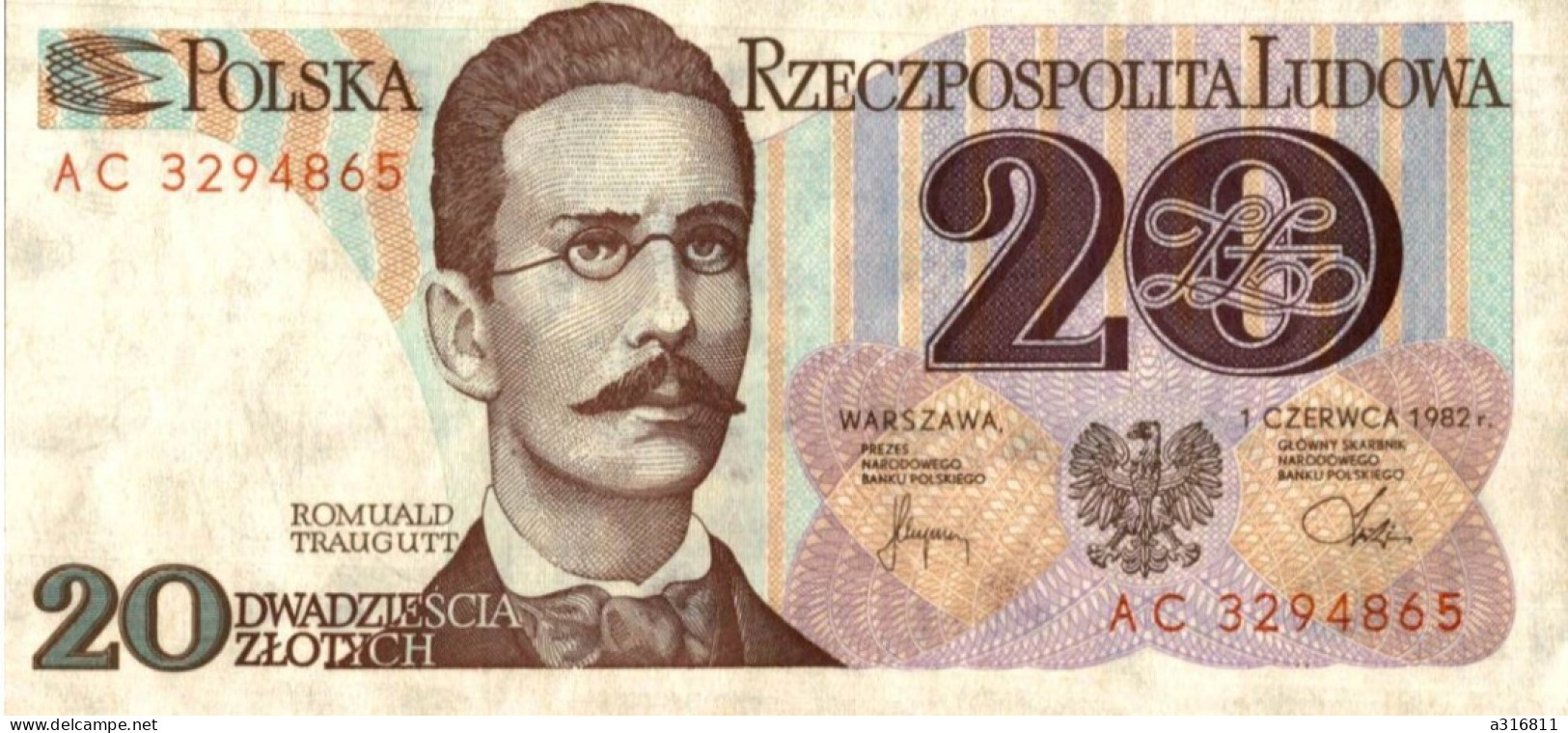 Billet 20 Dwadzies Zeotych - Pologne