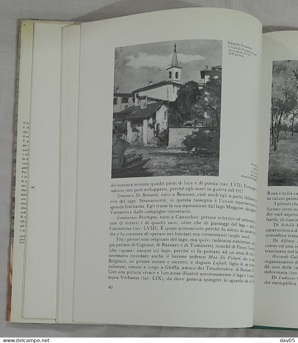 Il Lago Maggiore In Un Secolo Di Pittura 1840-1940 De Agostini 1976 - Kunst, Antiek