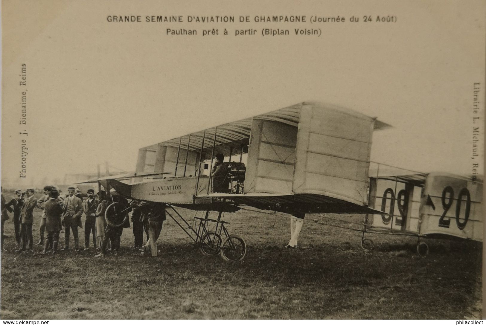 Aviation // Grande Semaine D'Aviation De Champagne //  Paulhan Pret A Patir 19?? - Flieger