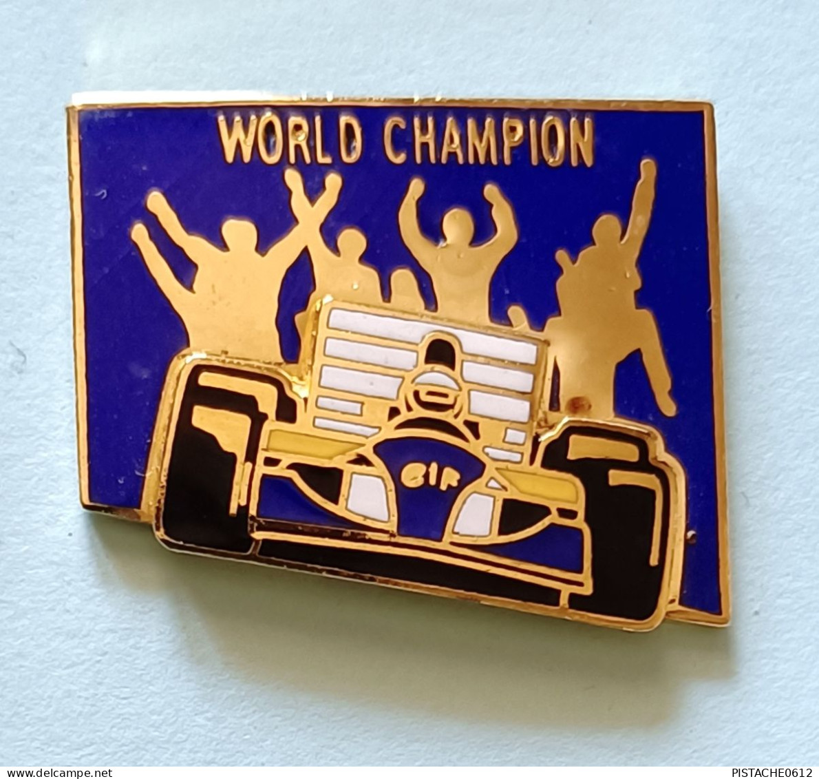 Pin's World Champion Elf F1 Double Moule EBC  92 - F1