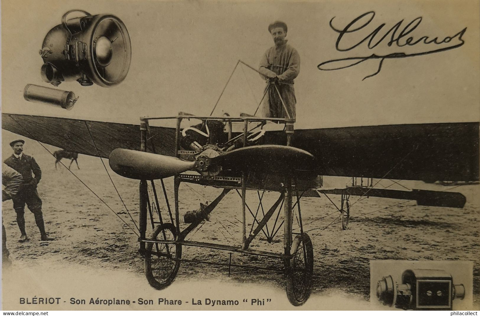 Aviation //  Bleriot Son Aeroplane Son Phare - La Dynamo Phi 19??19?? - Aviateurs