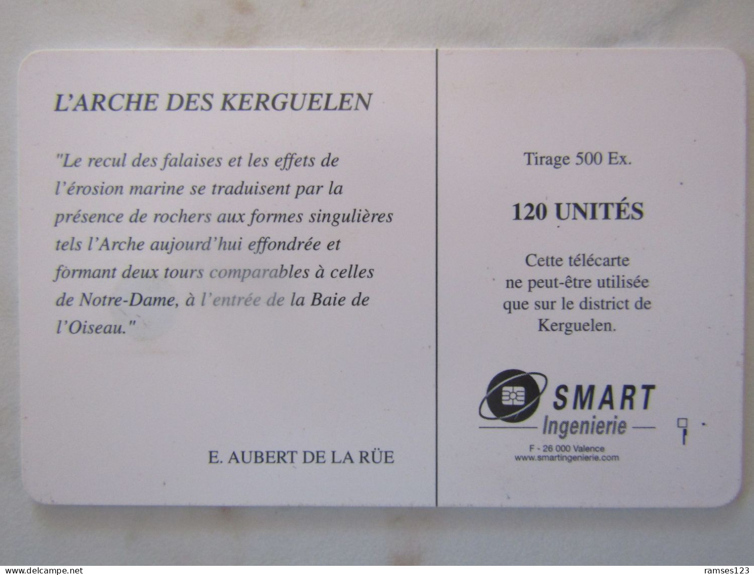 TAAF  ROCHER DE KERGUELEN ONLY 500 COPIES - TAAF - Territori Francesi Meridionali