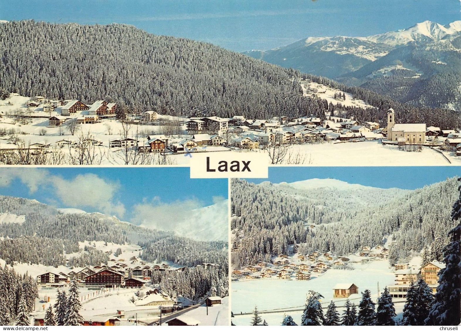 Laax  Mehrbildkarte - Laax