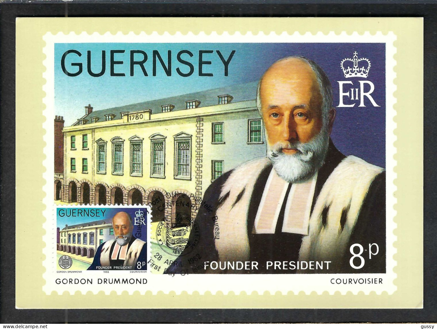 GUERNESEY 1982: CP Ill. (FDC) - Guernesey