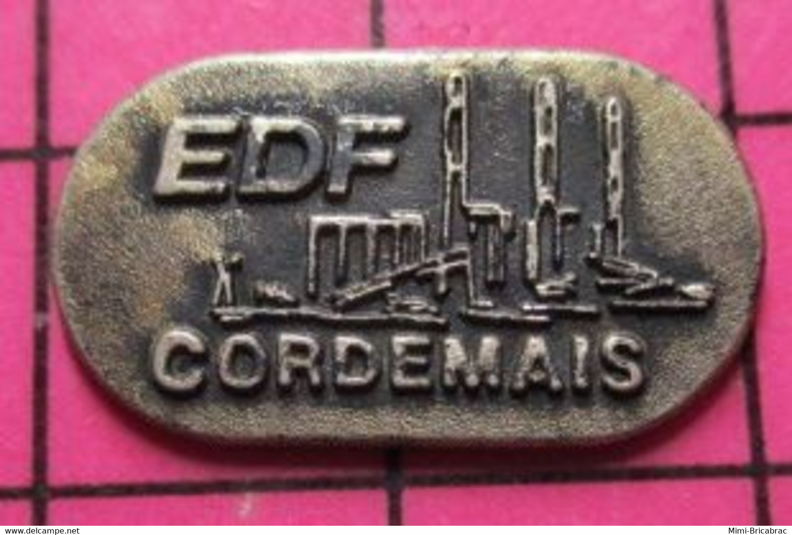 1818C Pin's Pins / Beau Et Rare / THEME : EDF GDF / CENTRALE ELECTRIQUE CORDEMAIS Par PICHARD - EDF GDF