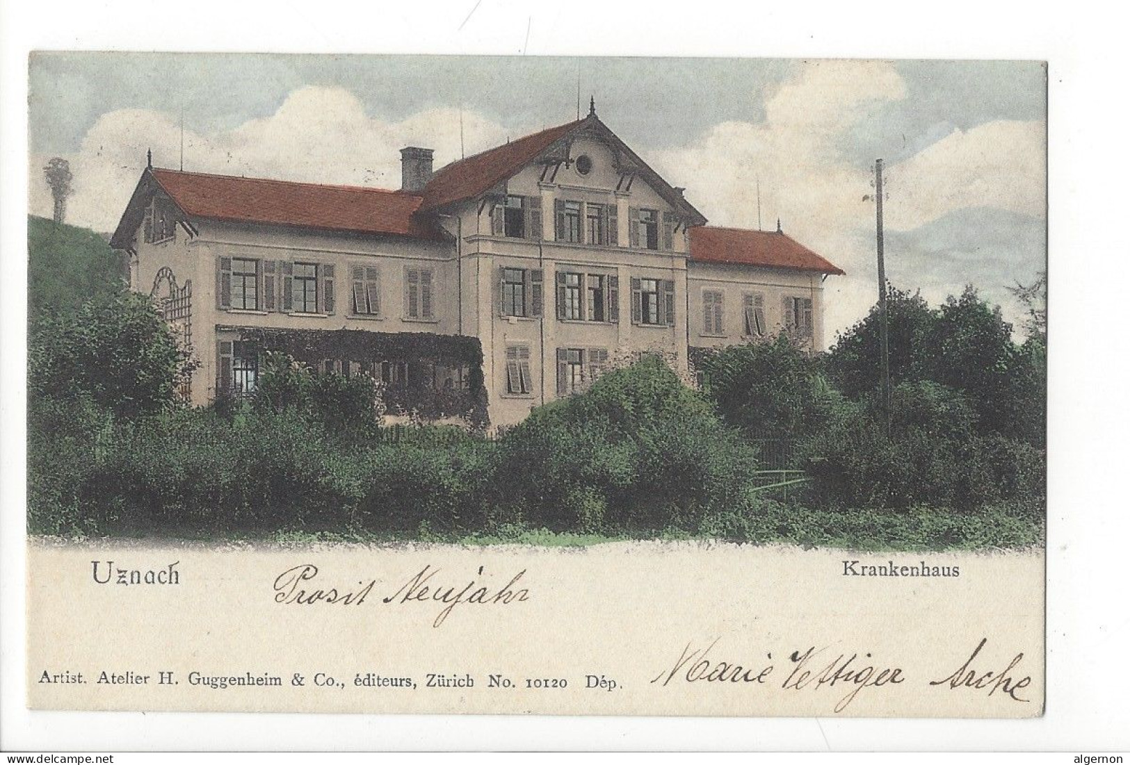 31421 - Uznach Krankenhaus1904 - Uznach