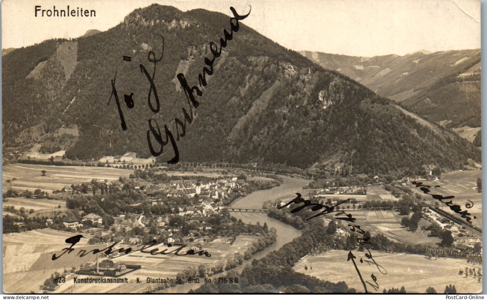 44530 - Steiermark - Frohnleiten , Panorama - Gelaufen  - Frohnleiten