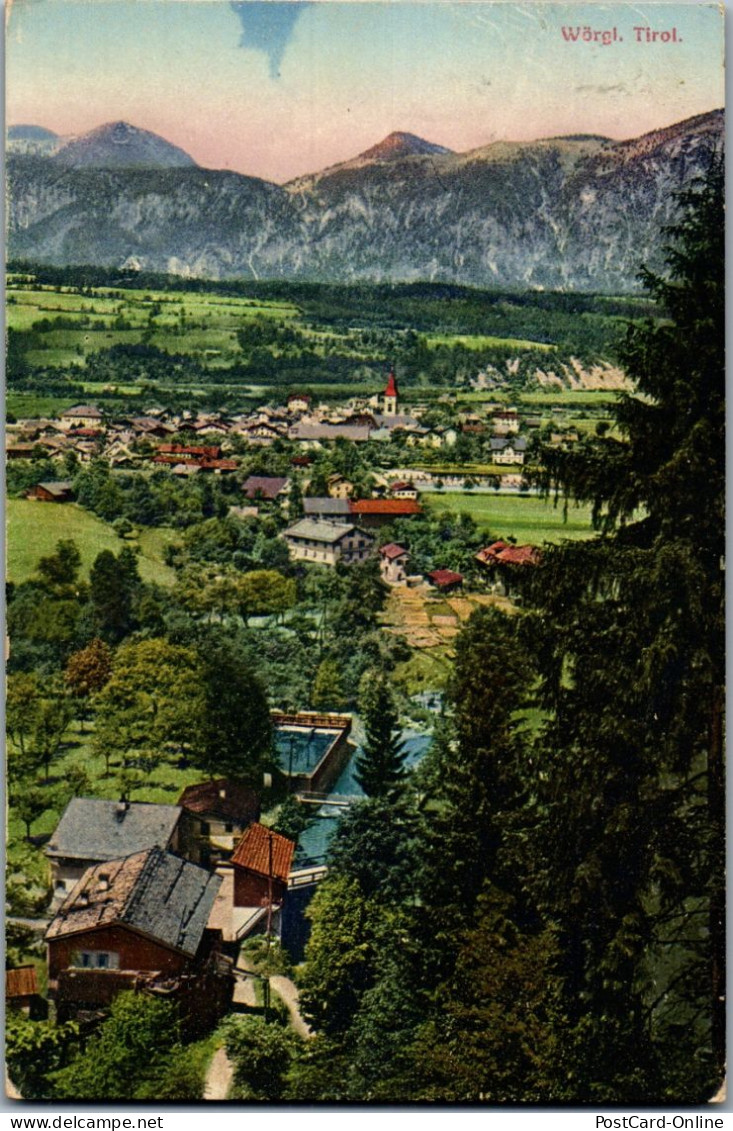 44502 - Tirol - Wörgl , Panorama - Gelaufen  - Wörgl
