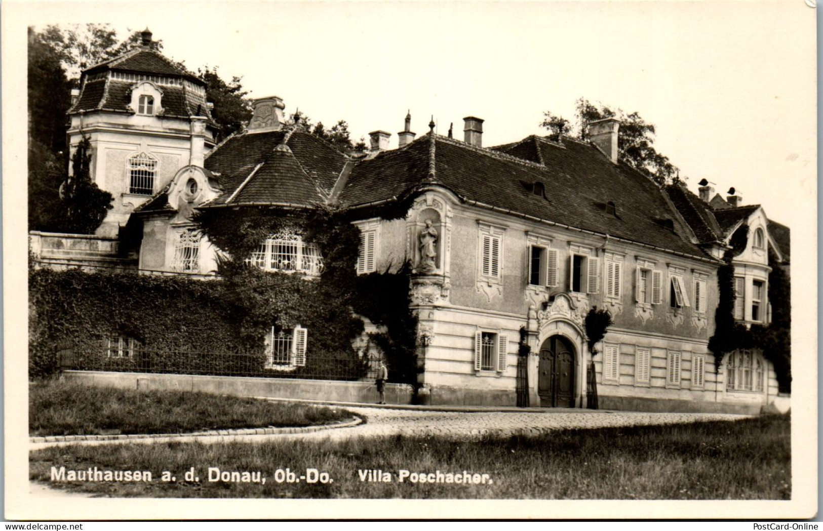 44509 - Oberösterreich - Mauthausen A. D. Donau , Villa Poschacher - Nicht Gelaufen 1941 - Perg