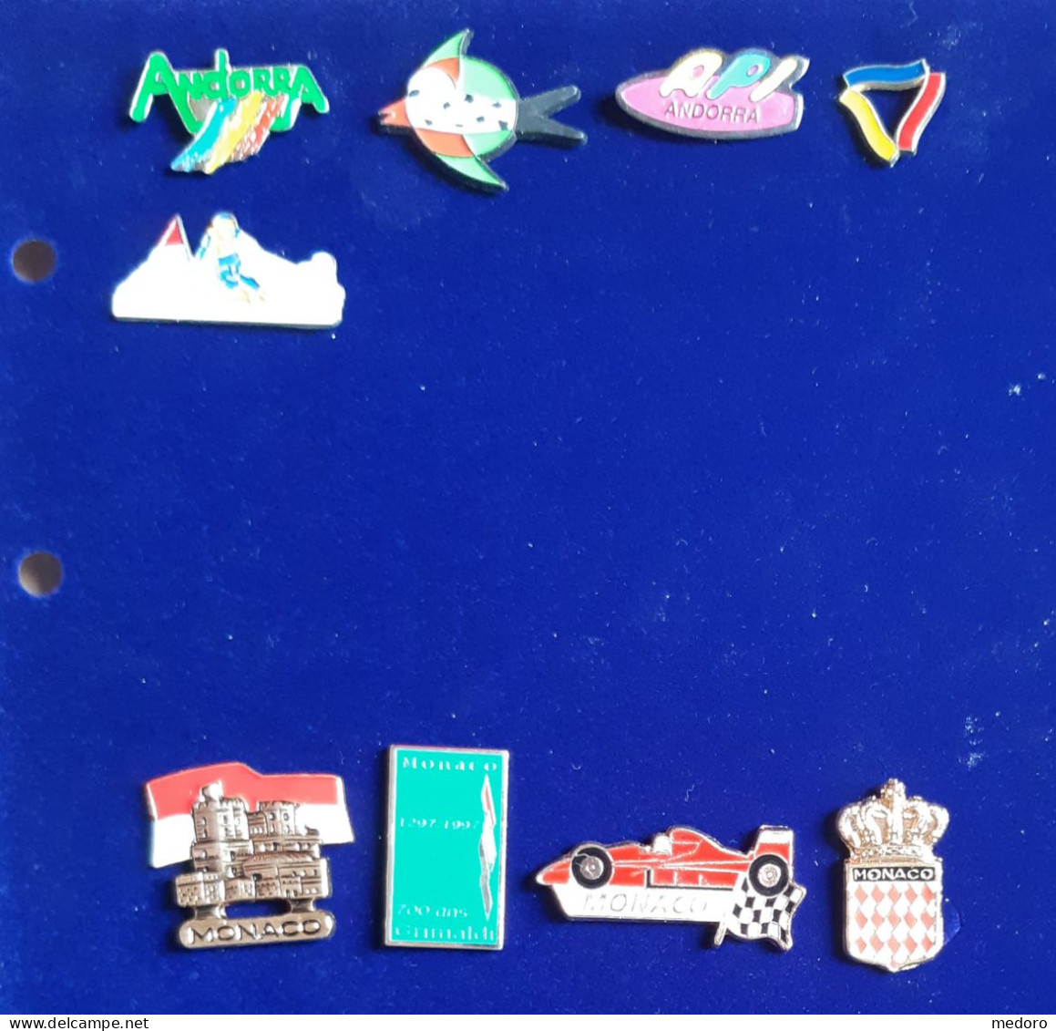 60 Pins Frankrijk /France - Andorra+ Monaco - Lots