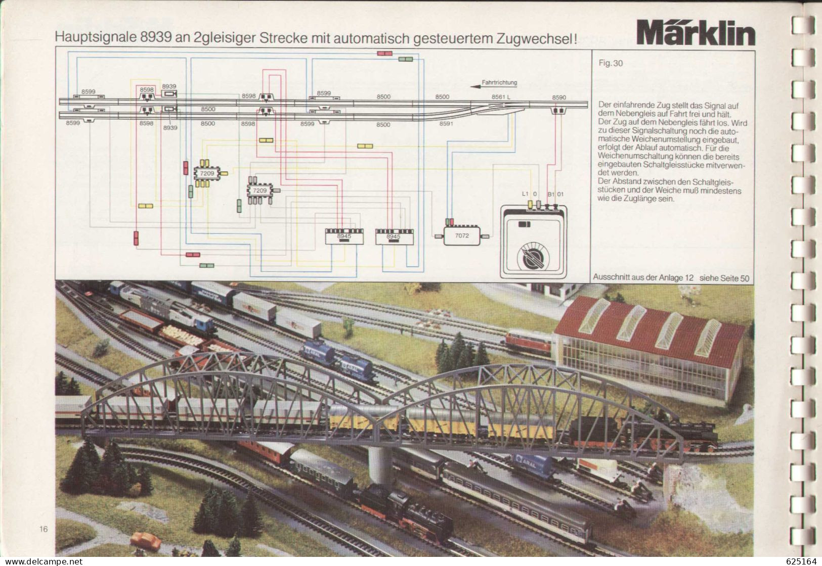 Catalogue MÄRKLIN 1975 GLEISANLAGEN 0290 Spur Z Maßstab 1:220 - German