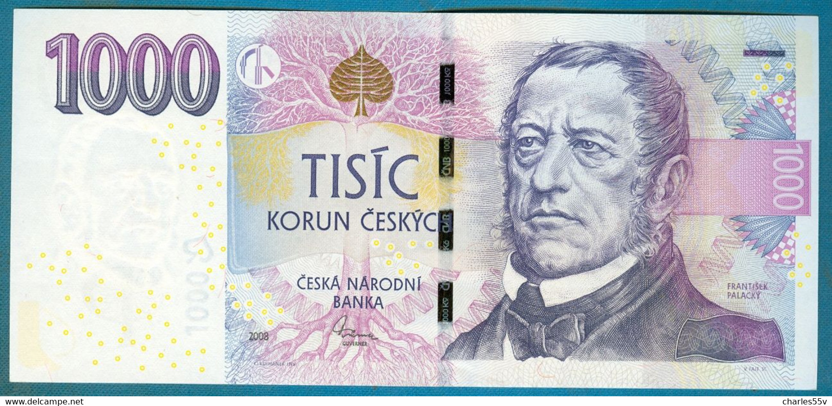 Czech Republic 1000 Korun 2008 Prefix I -  UNC - Tchéquie