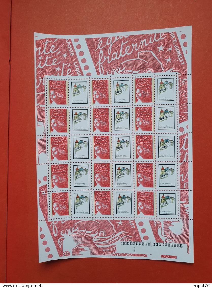 Bloc Marianne Du 14 Juillet Personnalisé - F 3417b - Cote 180€ - Unused Stamps