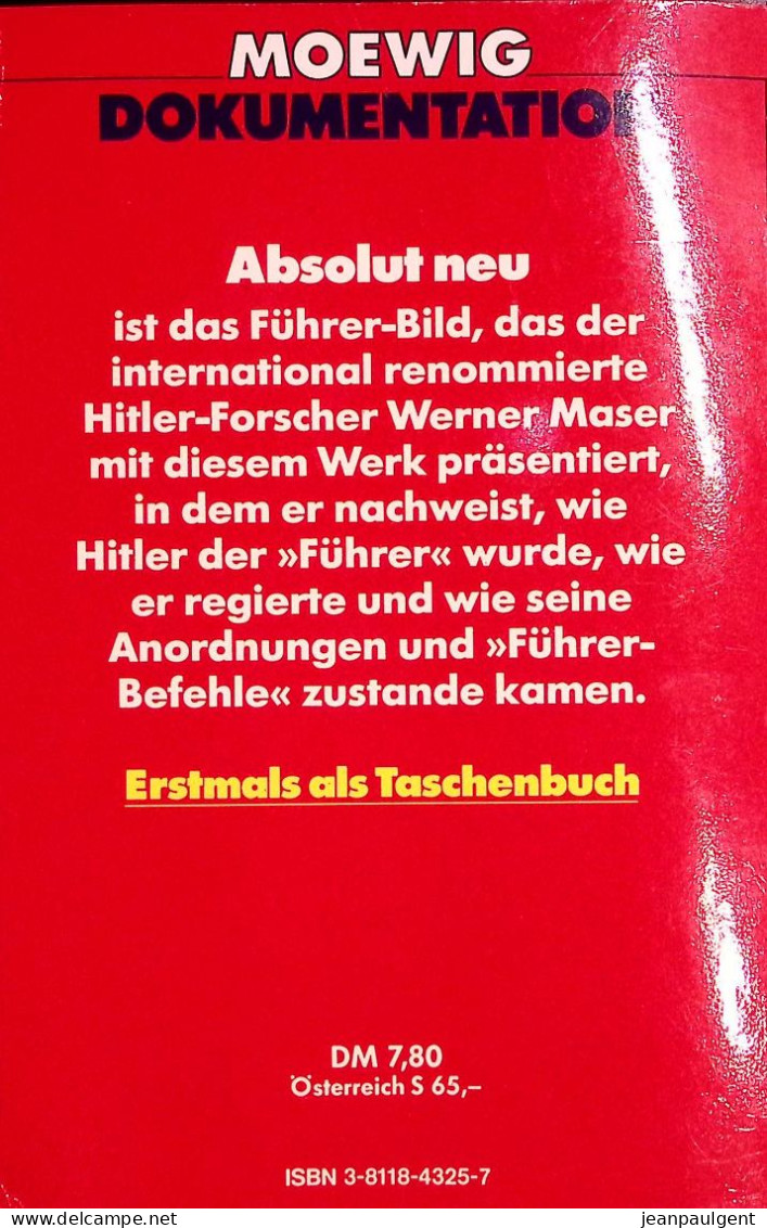 Werner Maser - Adolf Hitler, Das Ende Der Führer-Legende - 5. Wereldoorlogen