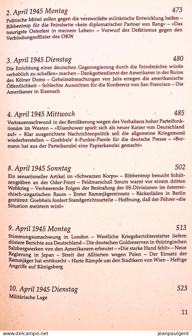 Rolf Hochhuth - Joseph Goebbels Tagebücher 1945