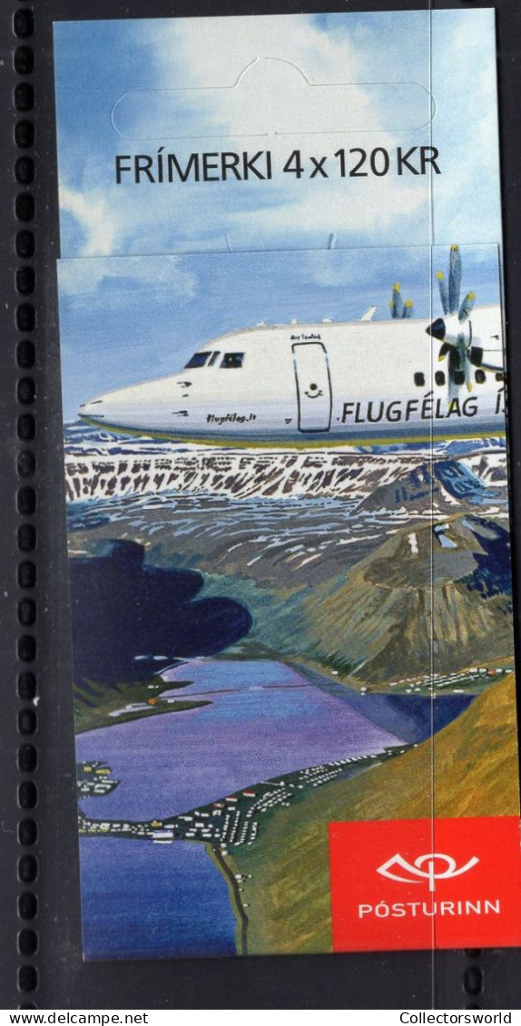 Iceland 2009 4v - 4 X 120Kr Aviation Airplane Boeing Fokker Icelandair MNH - Booklets