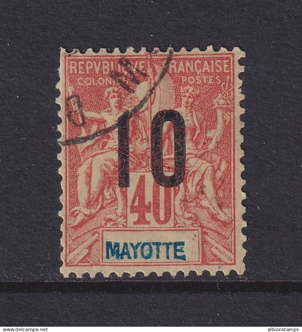 Mayotte, Scott 28b (Yvert 27A), Used - Used Stamps