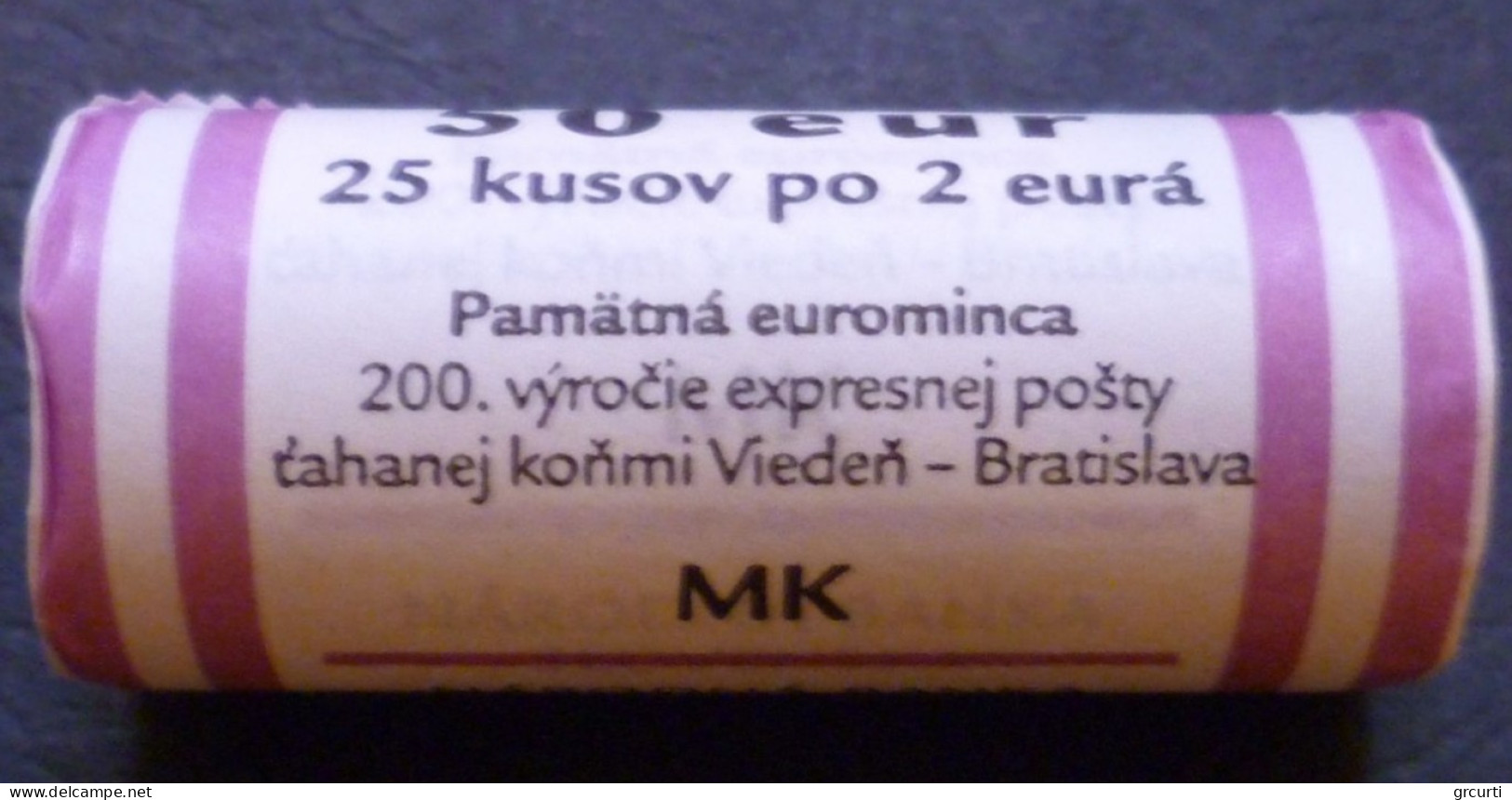 Slovacchia - 2 Euro 2023 - 200th Horse-drawn Express Mail Vienna Bratislava - Original Roll Of 25 Coins - Eslovaquia